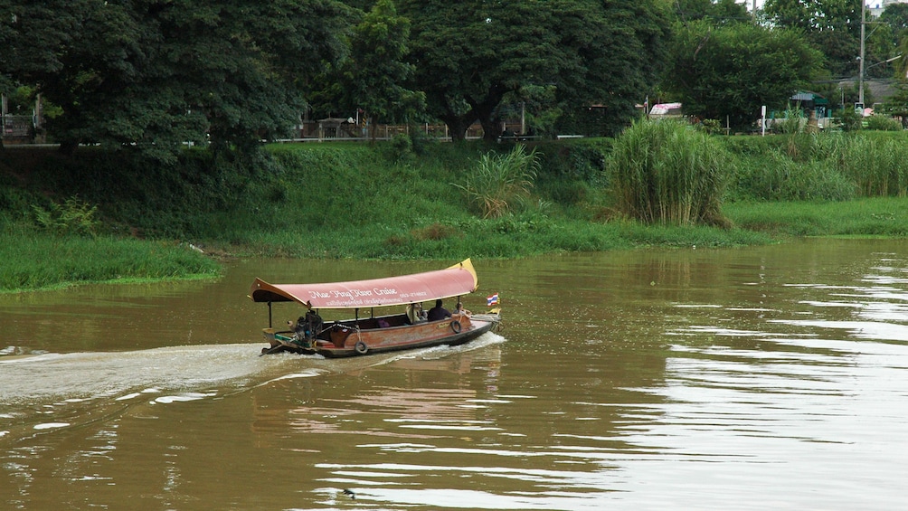 Boat in water in Chiang Mai