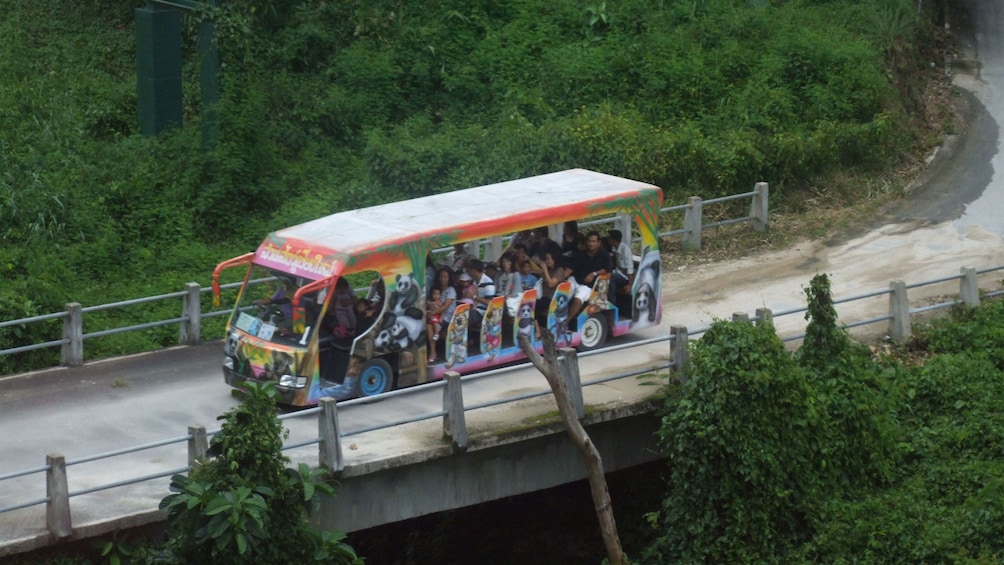 Tour bus in Chiang Mai