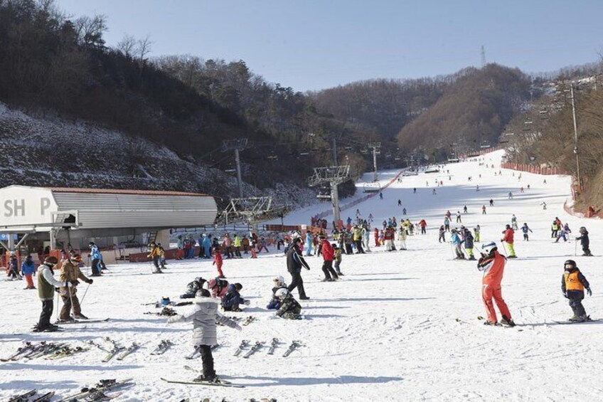 View of the Ski resort