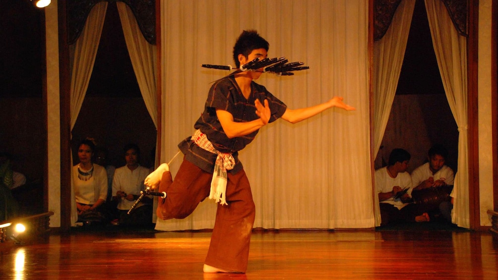 Performers in dinner show in Chiang Mai