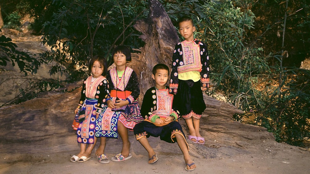 Local children in Chiang Mai