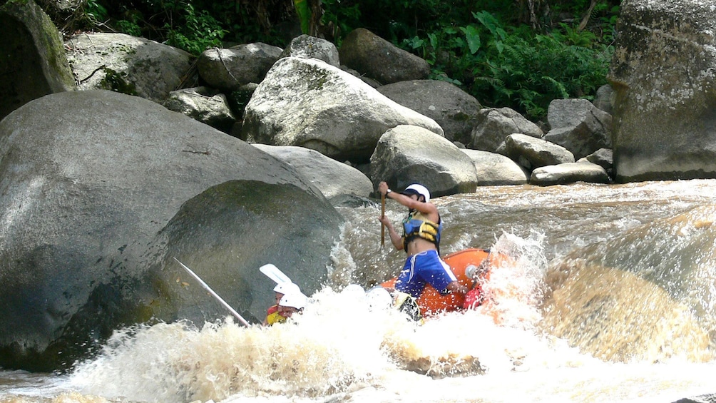 Rafting on river in Chiang Mai