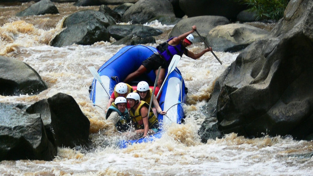 Rafting on river in Chiang Mai