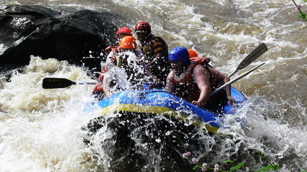 Rafting on river in Chiang Mai