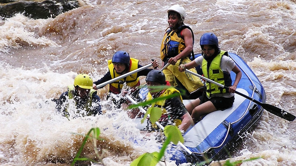 Rafting on river in Chiang Mai