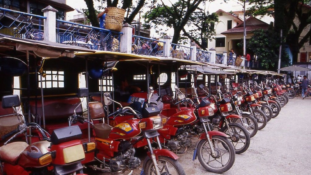Motor bikes in Chiang Rai