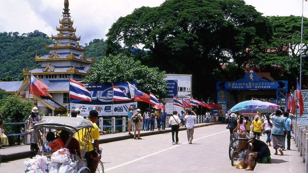 City street in Chiang Rai