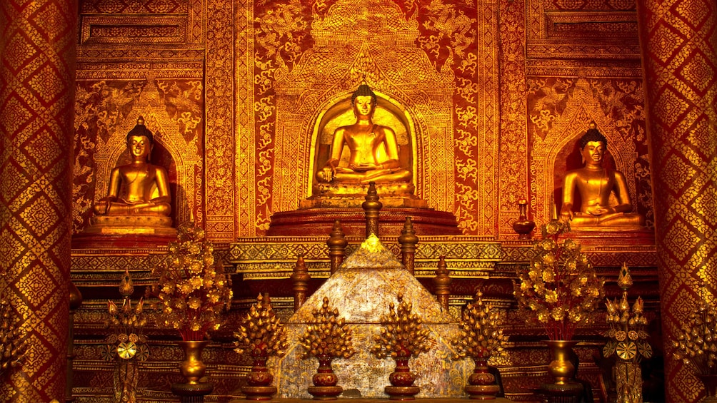 Interior of temple in Chiang Mai