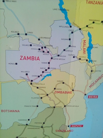 14 Days JOHANNESBURG (South Africa ) – Botswana  - Zambia