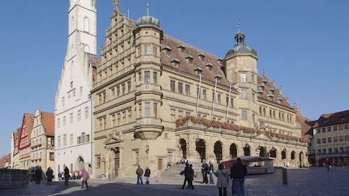 Rothenburg och skippa kön till Burg Harburg: heldagstur