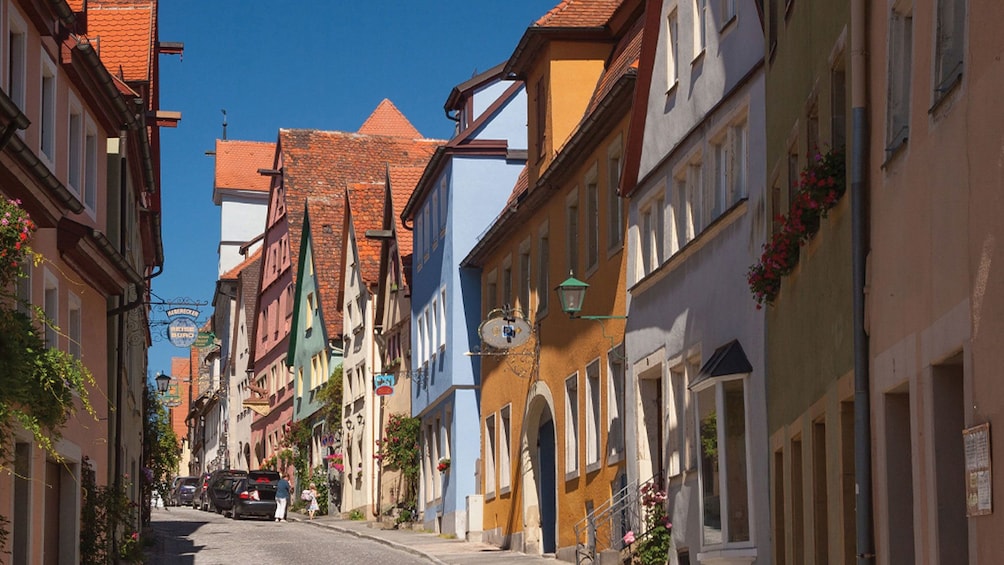 Cobbled streets of Rothenburg, Germany