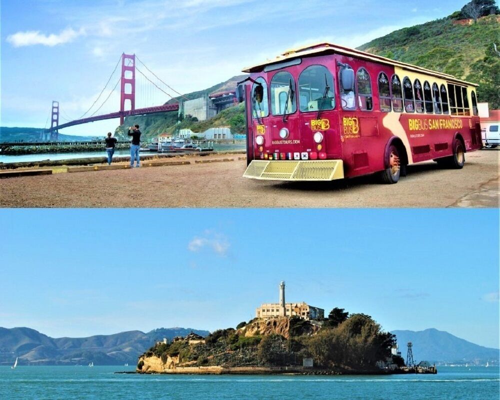 Alcatraz Island Ticket with Roundtrip Ferry & Hop-On Hop-Off