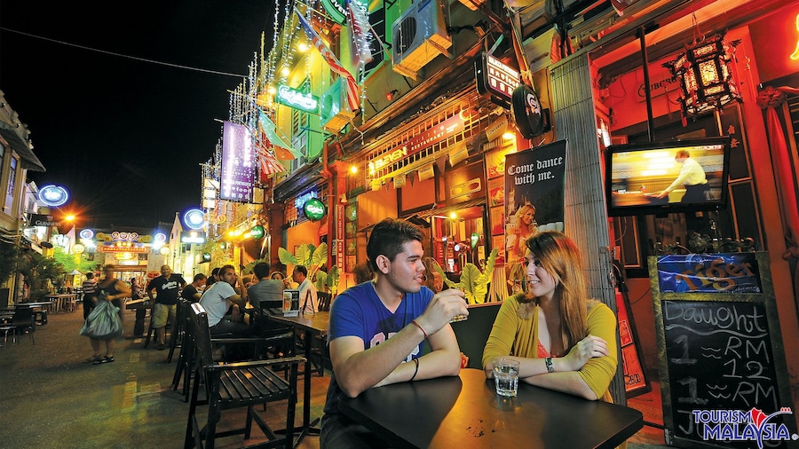 night time city view in kuala lumpur