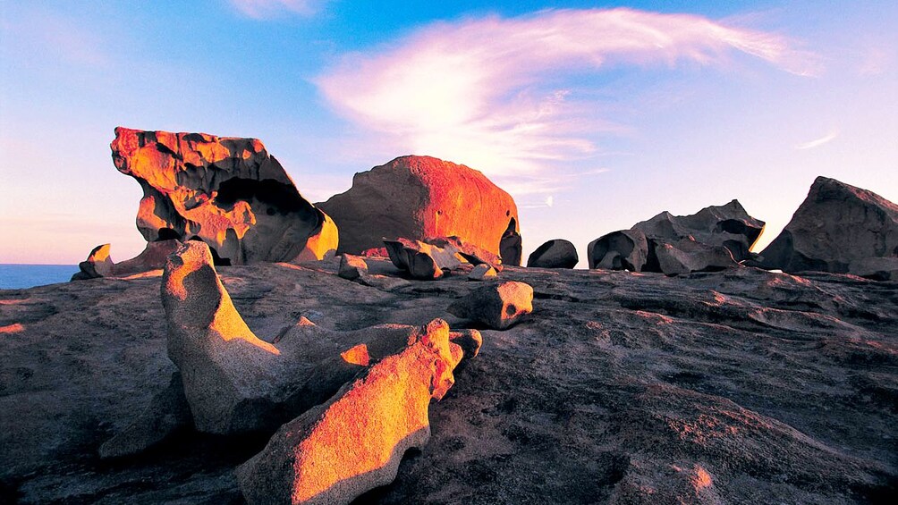 Unique rock formations on Kangaroo Island