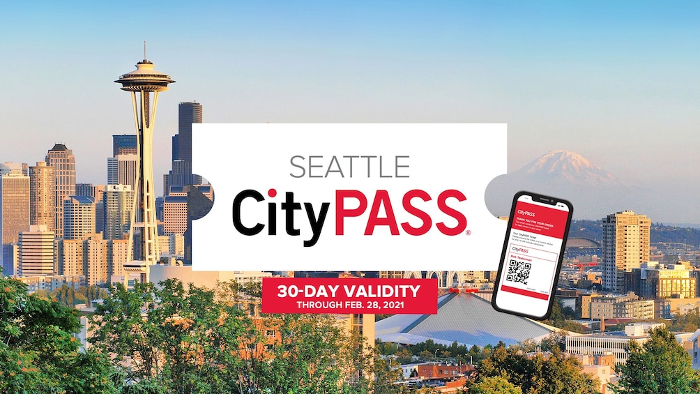 Show item 1 of 10. Seattle CityPASS: Admission to Top 5 Seattle Attractions