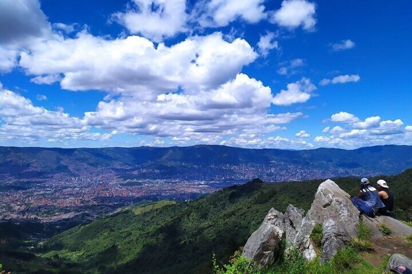 vista de Medellín desde Piedra Galana