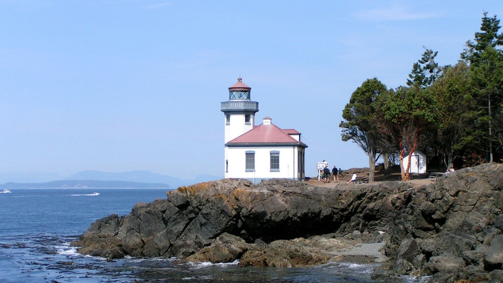 Lighthouse on a bluff