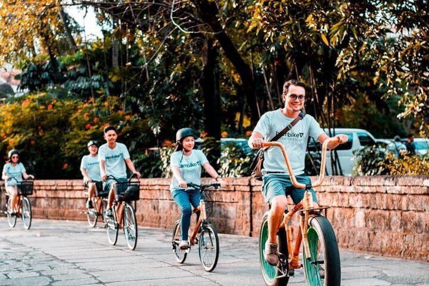 Experience the historic walled city of Intramuros on locally crafted bamboo bikes (Bambike)!