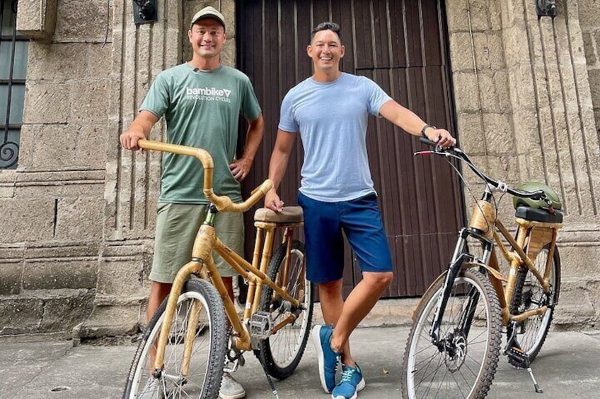 1.5-Hour Express Bike Tour in Intramuros (tour using a bamboo bicycle!)