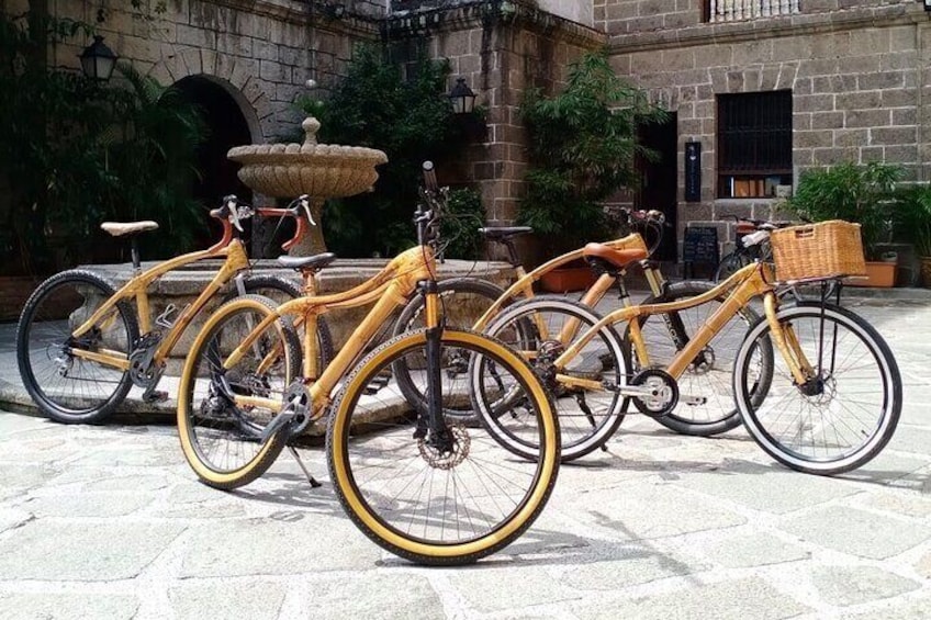 1.5-Hour Express Bike Tour in Intramuros (tour using a bamboo bicycle!)