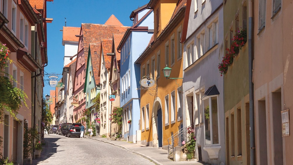 city street in Frankfurt