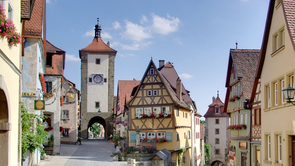 city street in Frankfurt