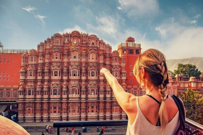 Hawa Mahal (Palace of Winds) in Jaipur