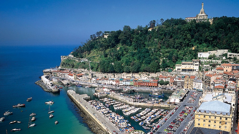 A bay in Spain on a sunny day