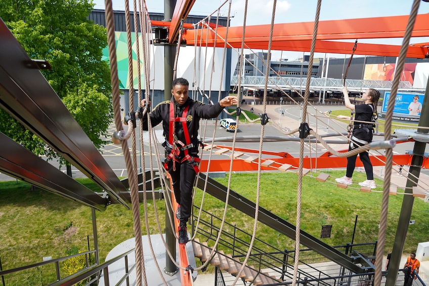Outdoor High Ropes Experience at The Bear Grylls Adventure