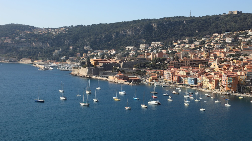 Panoramic view of the Beautiful old town of Monaco