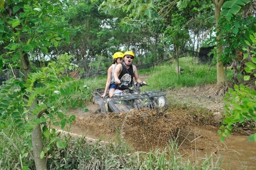 All Inclusive Bali Quad Bike and White Water Rafting with Private Tour