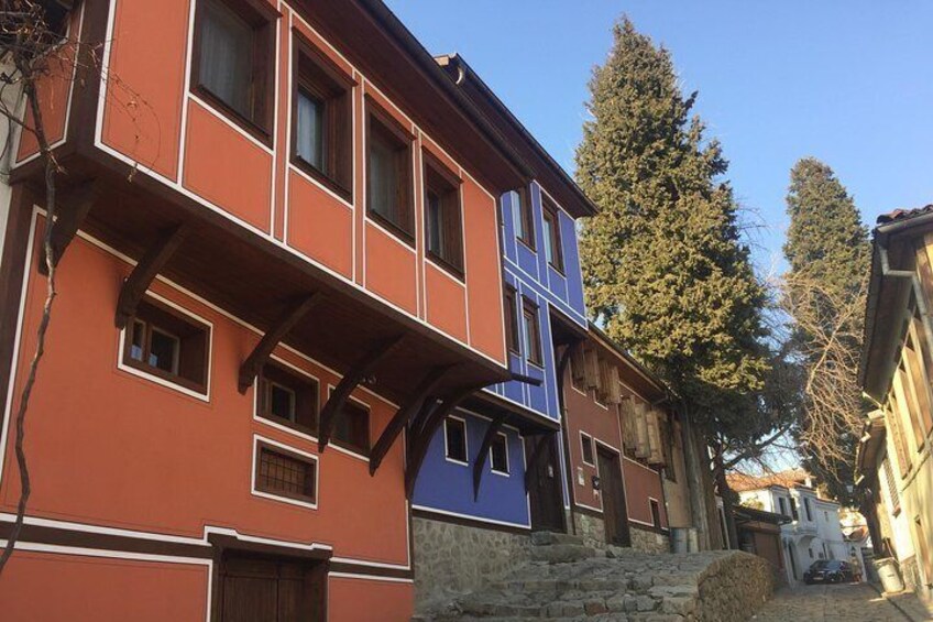 Reniassence houses in Plovdiv