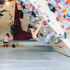 Take the challenge during Bouldering at De Campus