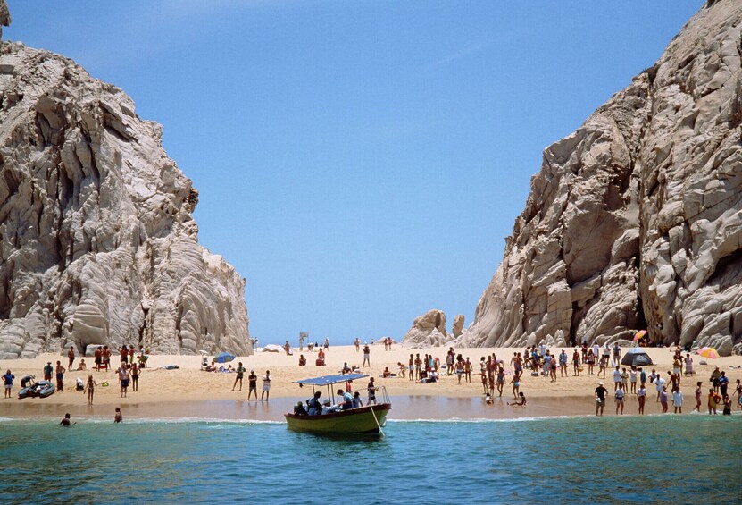 Beach and rock formations in Cabo San Lucas, Mexico