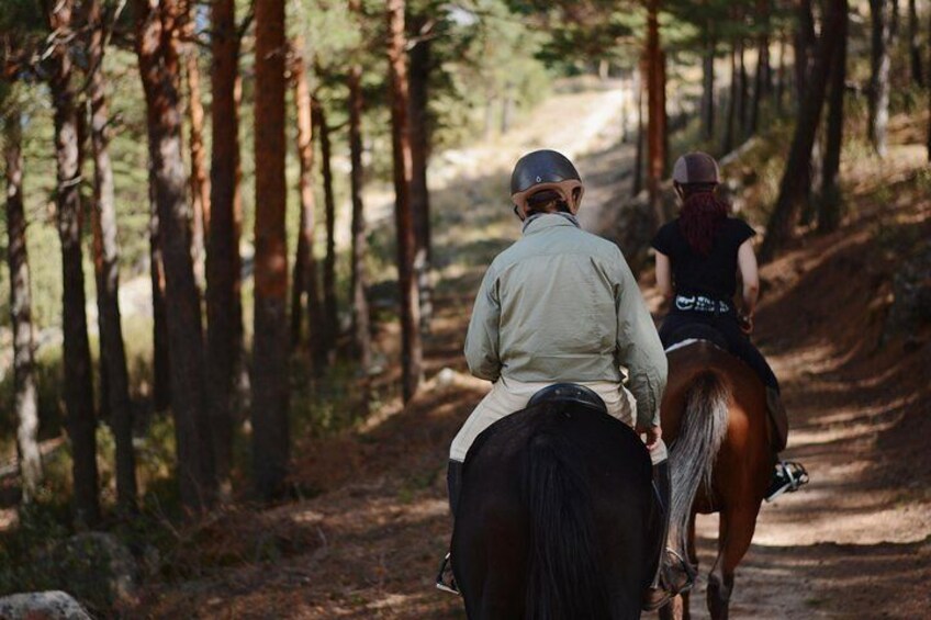 Horseback riding in madrid Mountain