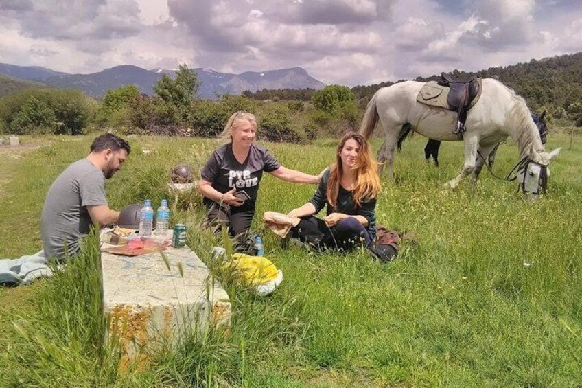 A break in Horse Riding Madrid