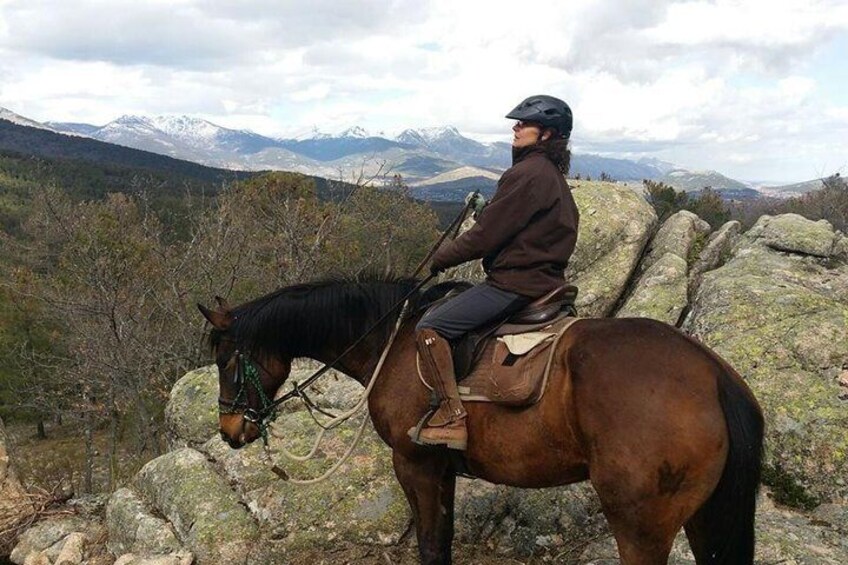 Horse Riding in Madrid Moutain