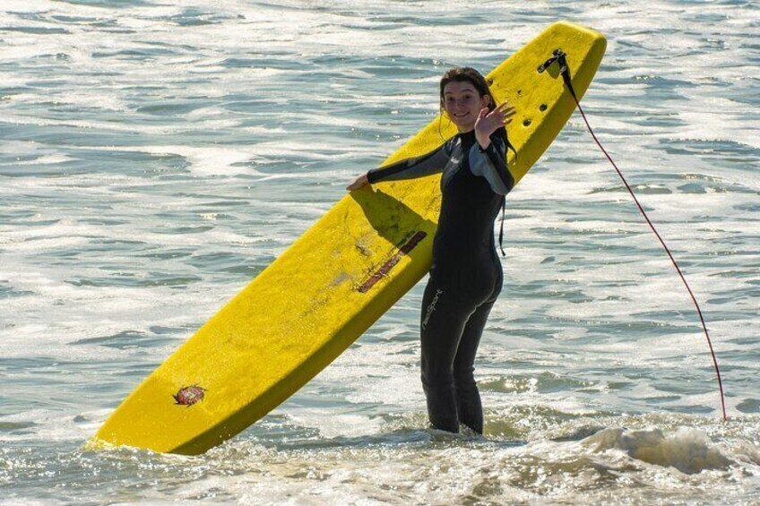 One Hour Surf Lesson with Experienced Instructor 
