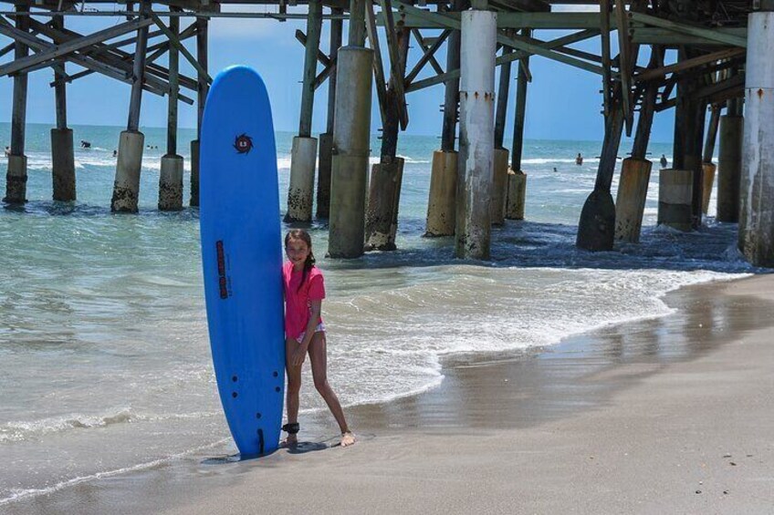 One Hour Surf Lesson with Experienced Instructor 