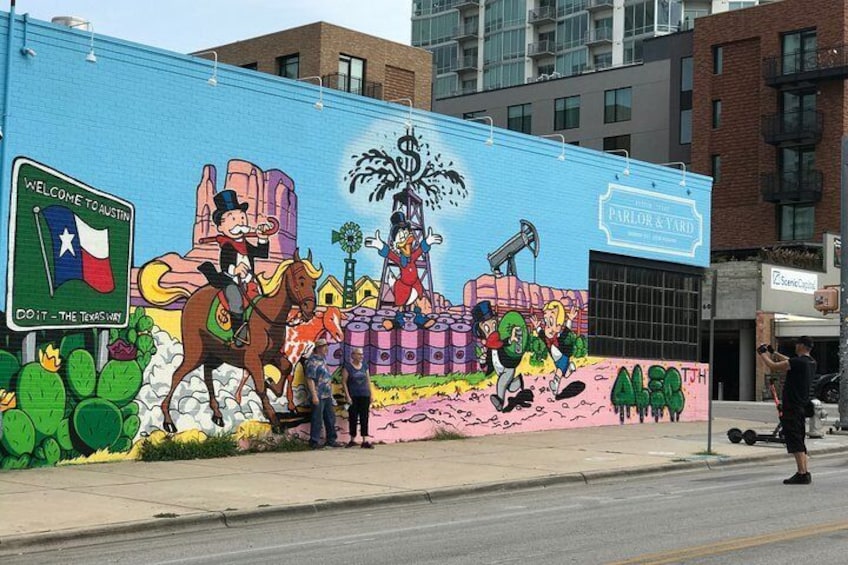 Austin Mural Selfie Tour by Pedicab