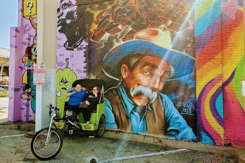Austin Mural Selfie Tour by Pedicab
