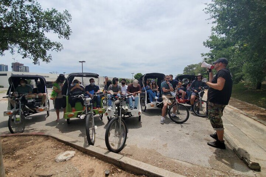 Historic Austin Private Pedicab Tour