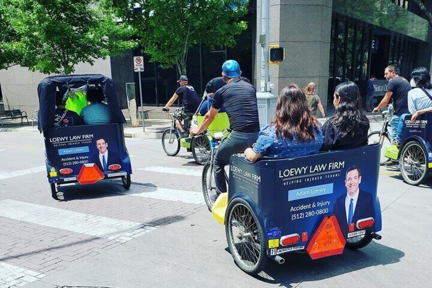 Historic Austin Private Pedicab Tour