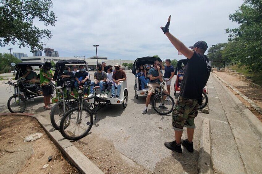 Historic Austin Private Pedicab Tour