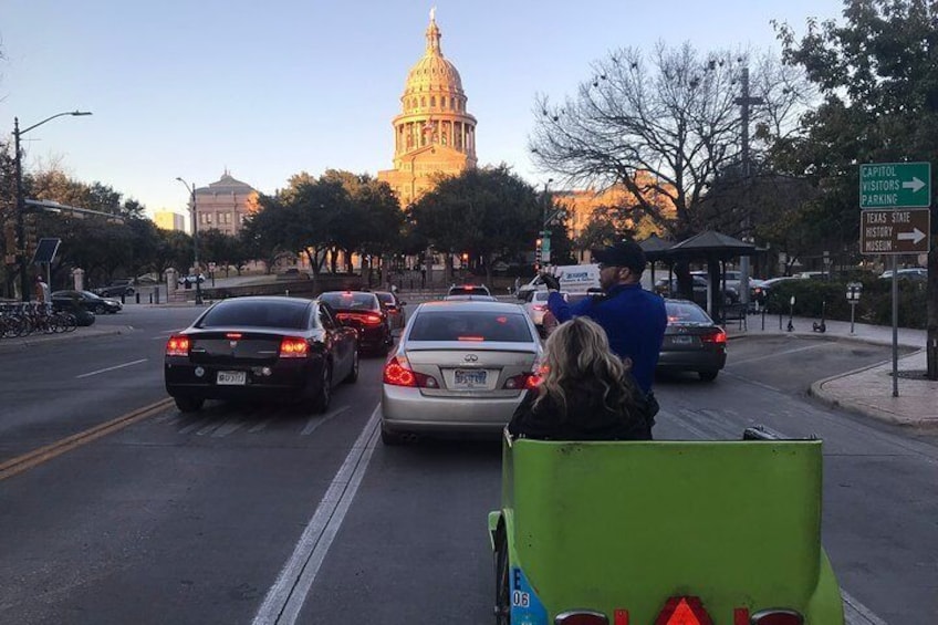 We'll take you to the Texas State Capitol building where you can walk the grounds and tour inside.