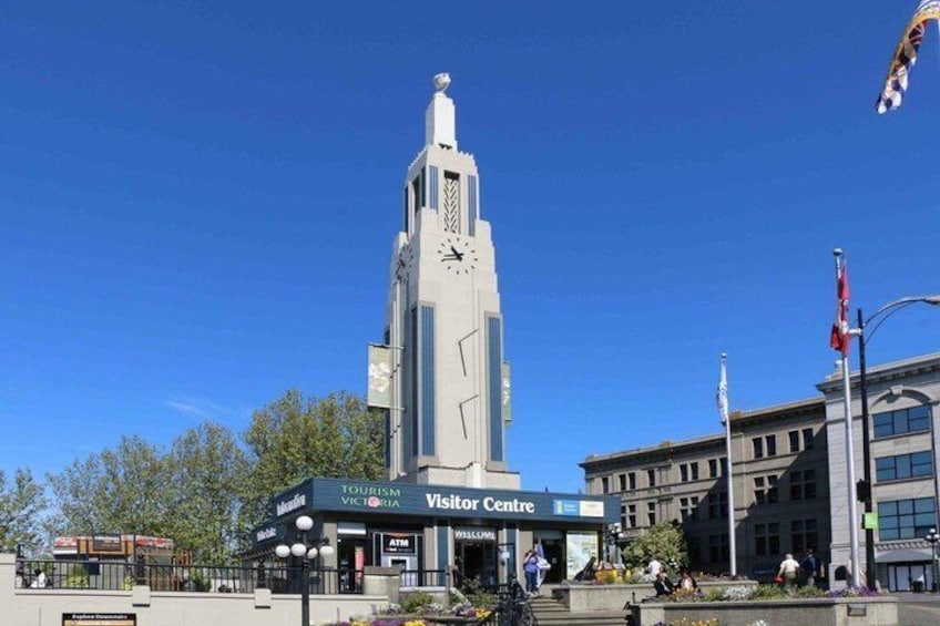 Tourism Greater Victoria Center, tour start location.