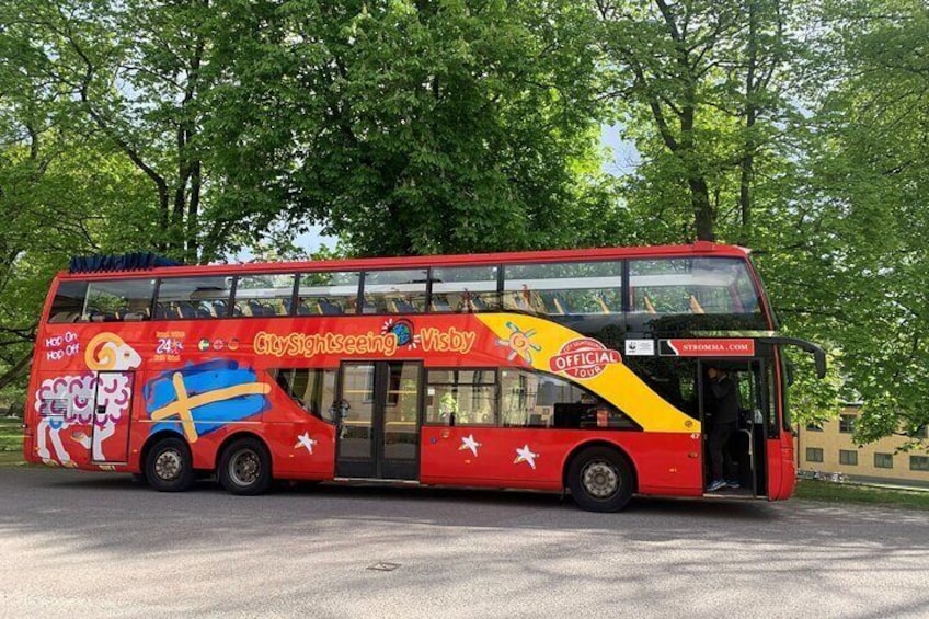 Hop On - Hop Off Bus Visby