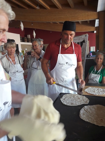 Hands-on cooking class at the farmohouse in San Marino