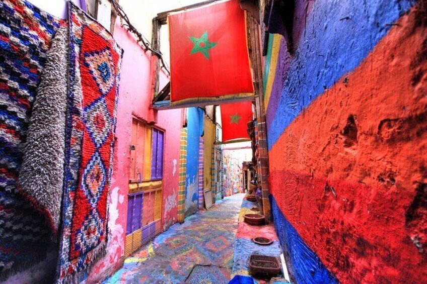 half-day guided marrakech tour walls & medina "old city"+souks