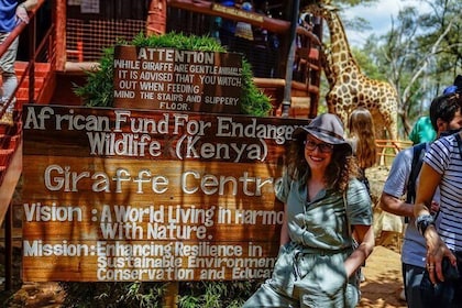 Day tour to David Sheldrick Elephant orphanage and Giraffe center 